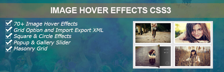 The Image Hover Effects Css3 Plugin for WordPress