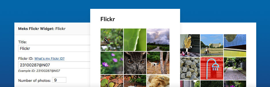 Meks Simple Flickr Widget- free WordPress flickr plugin