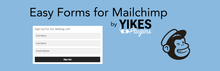 Easy Forms for Mailchimp Best free forms WordPress plugins