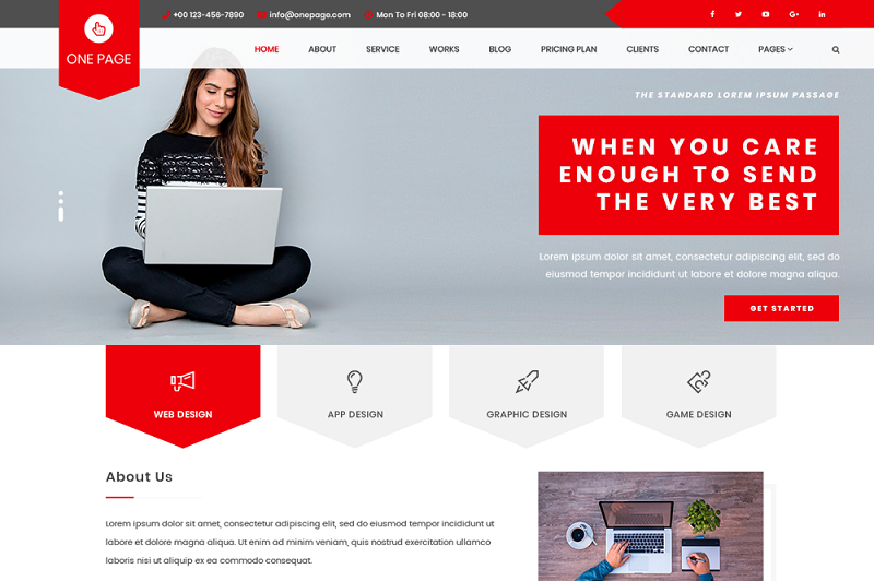 wordpress website template