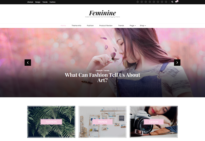 Blossom Feminine theme