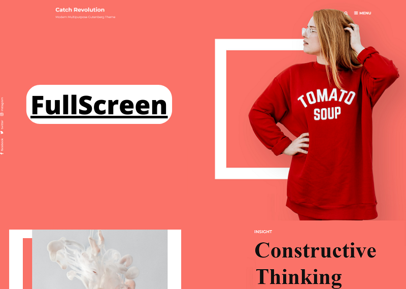Free FullScreen WordPress Themes