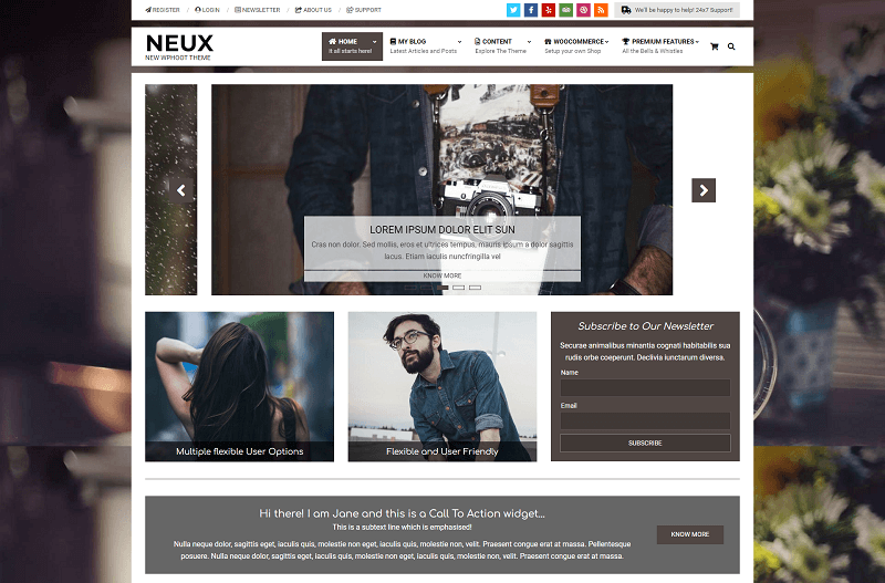 Neux theme