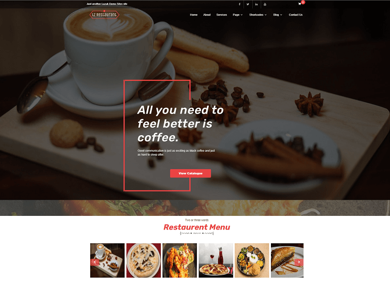 lzrestaurant WordPress theme