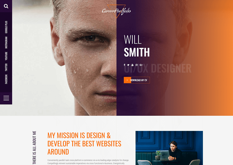 Career Portfolio theme