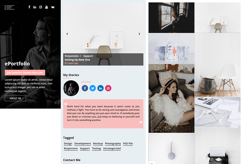 ePortfolio theme