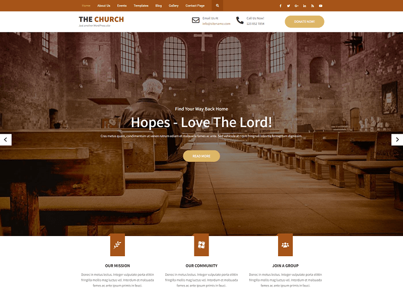 The Church Lite Theme