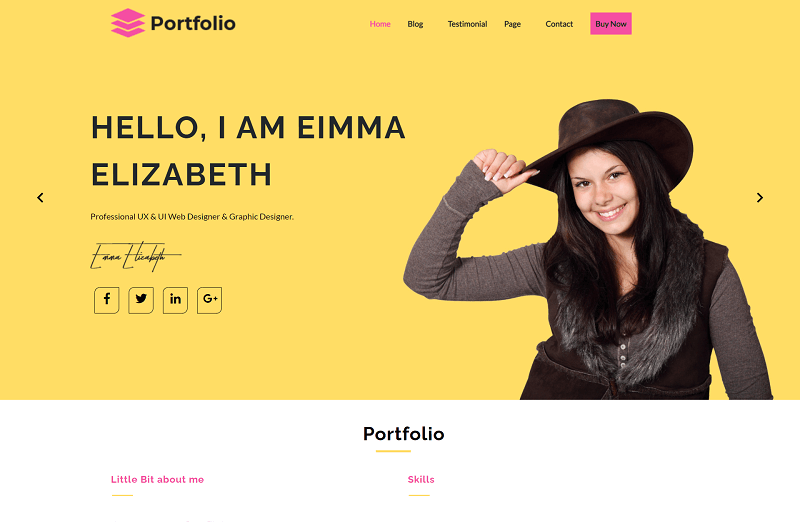 Advance Portfolio theme