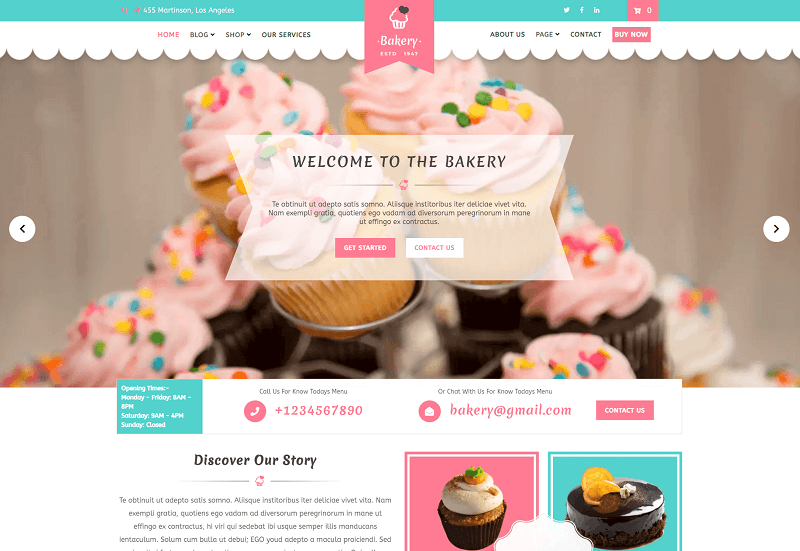 Best Free Bakery WordPress Themes