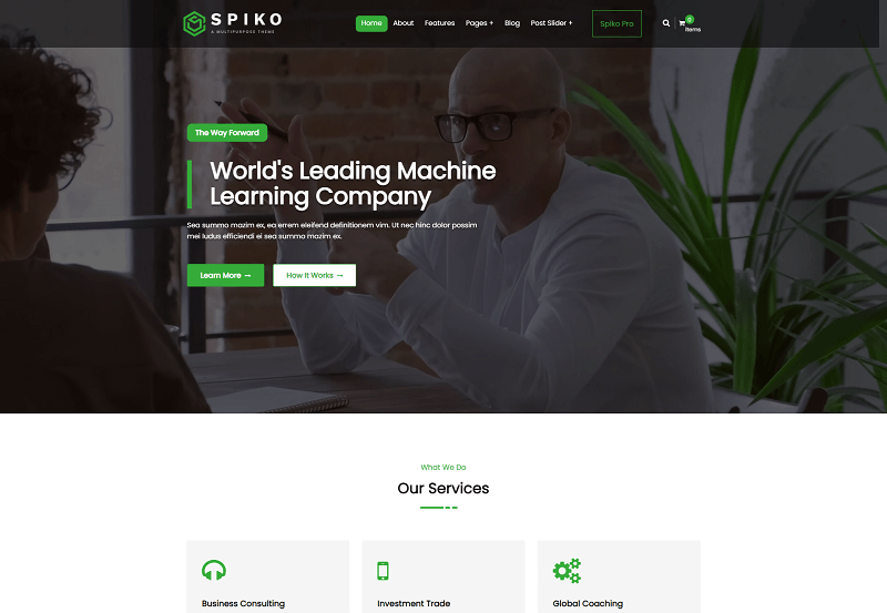 Spiko WordPress theme