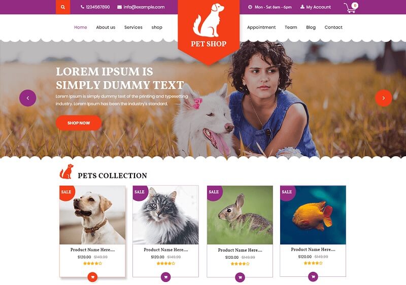 Free Pet WordPress Themes