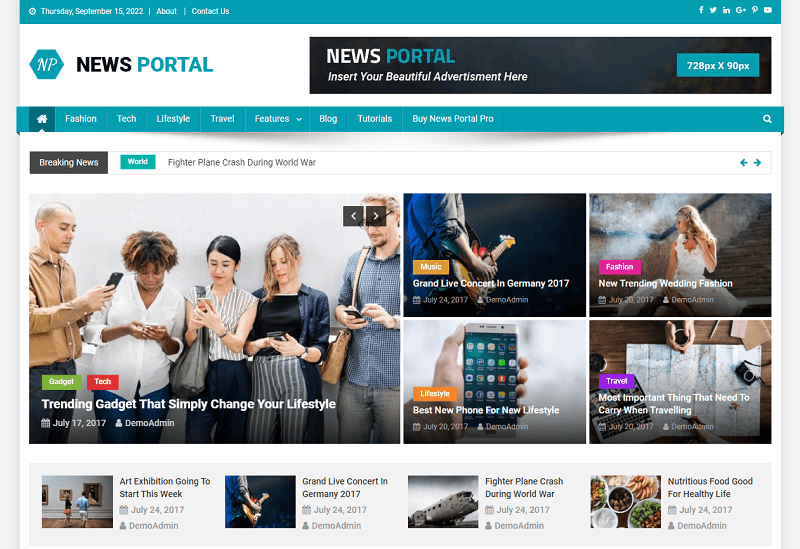 News Portal theme