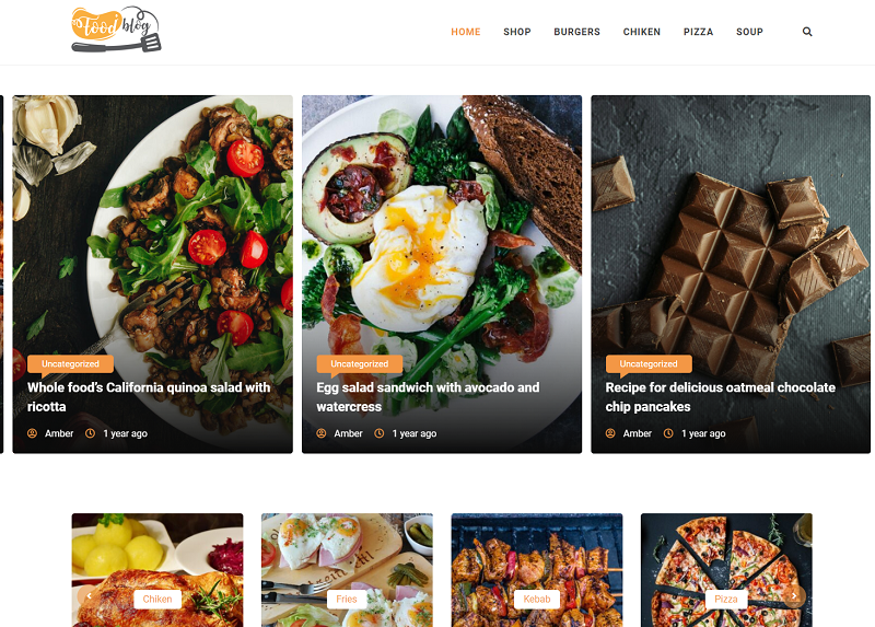 Food Blogger theme