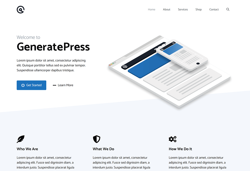 GeneratePress-Free Elementor WordPress Themes