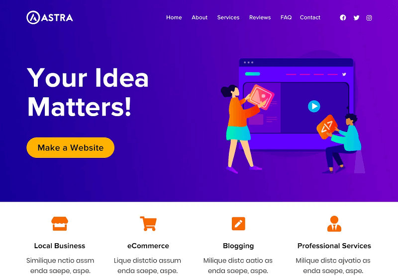 Astra Free Popular WordPress theme