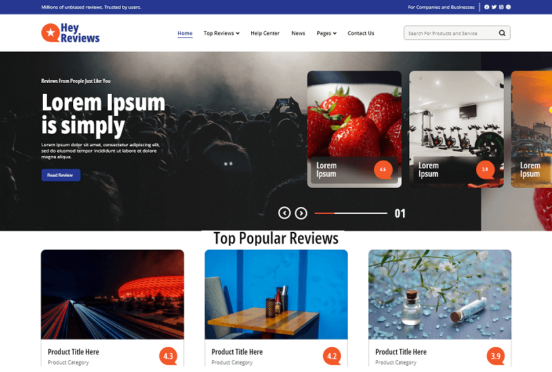 Affiliate Reviews WordPress theme