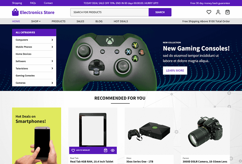Electronics Store WP Theme