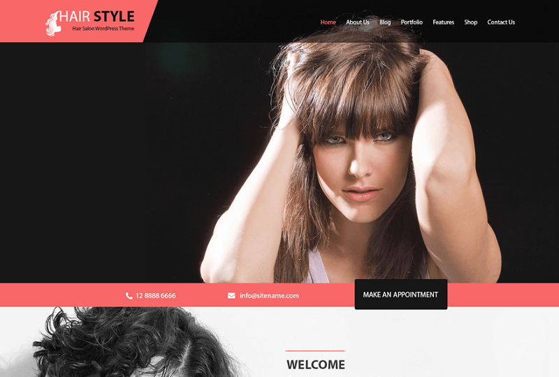 Free WordPress Hair Salon Themes