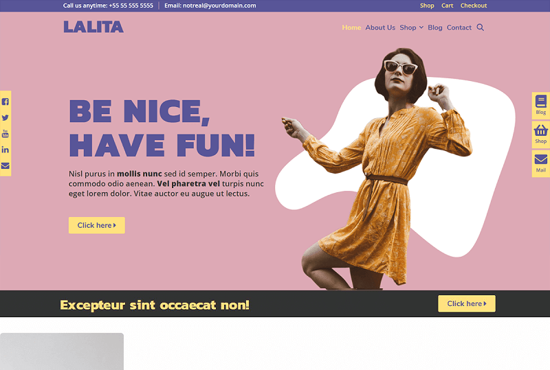 Lalita WP Theme