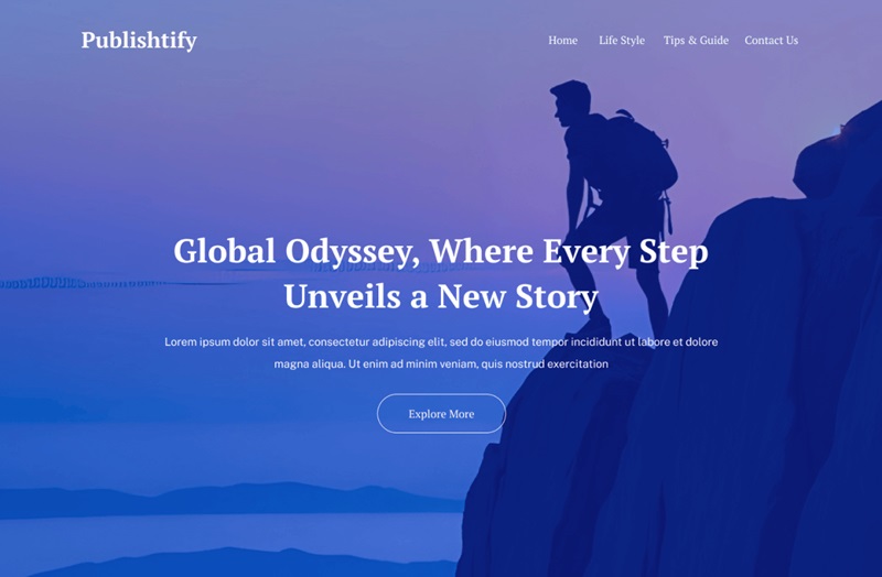 Publishtify Review WordPress Theme