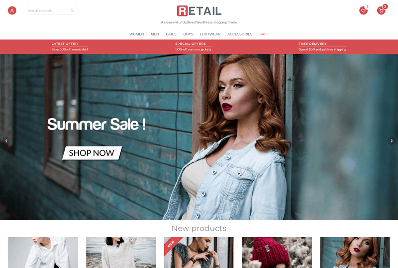 Free WordPress Dating Theme - Retail