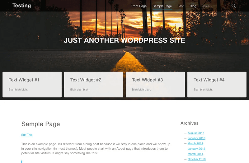 Free Hosting WordPress Theme - Services WP theme