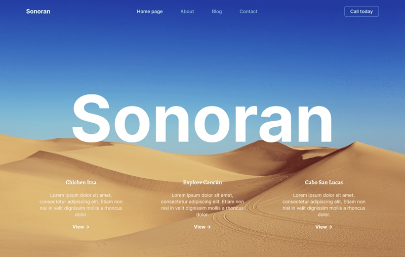 Sonoran AdSense Optimized WordPress Theme