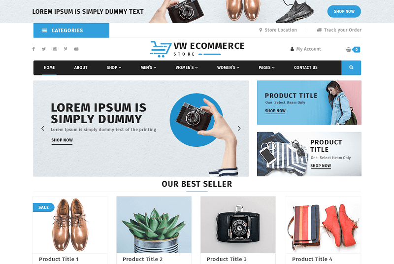 VW Ecommerce Store theme