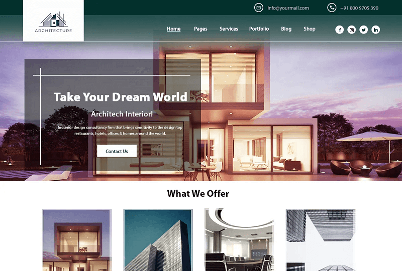 Architecture Designer theme