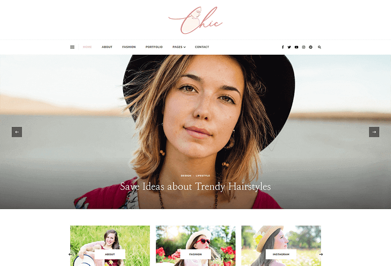 Chic Lite- Free WordPress Themes For Writers