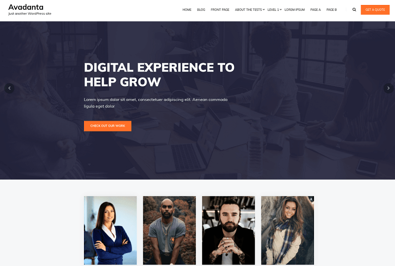 Avadanta WP Theme