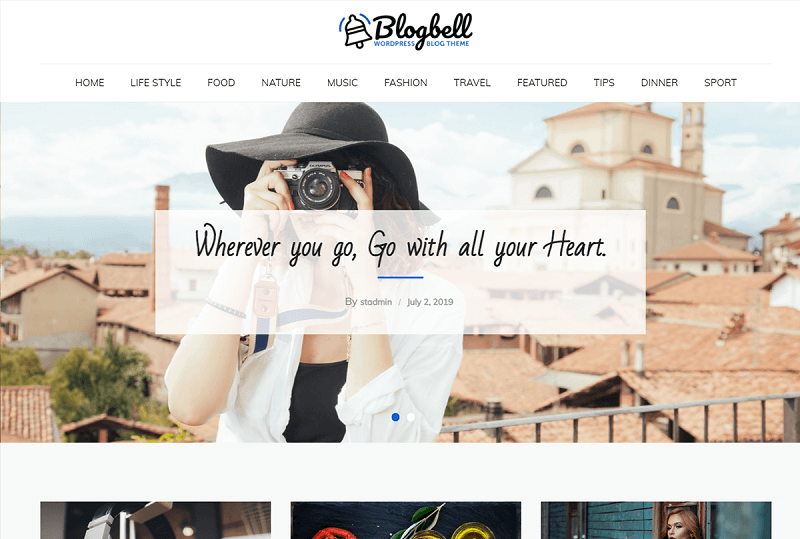 Blog Bell WP Theme