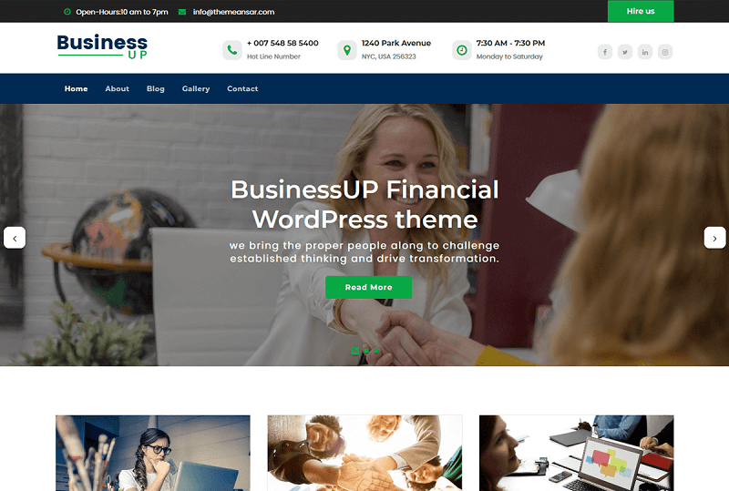 Businessup WP theme