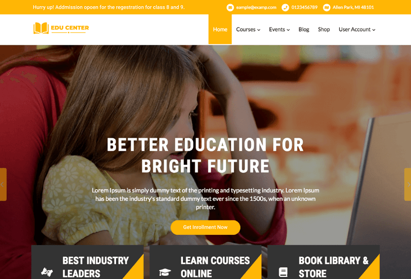 Online Course WordPress Theme - Educenter