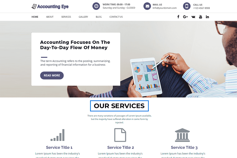 Finance Accounting Theme