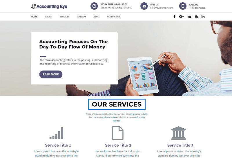 Finance Accounting Theme