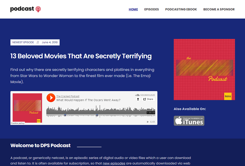 Podcast Free WordPress Themes