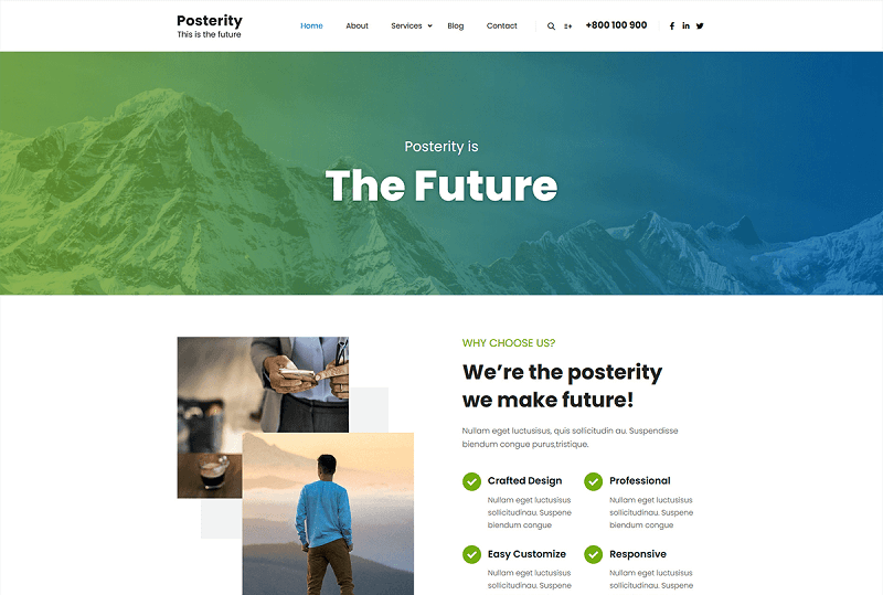 Posterity WP Theme