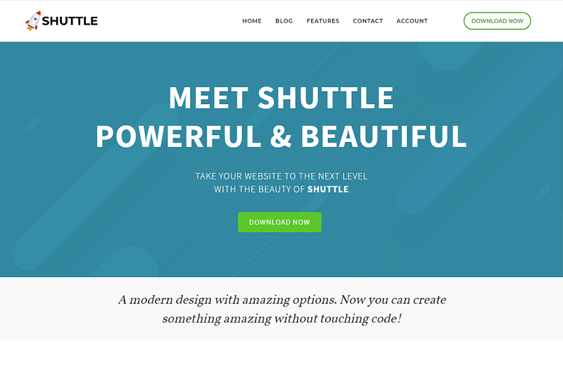 Shuttle WordPress Themes for freelancers