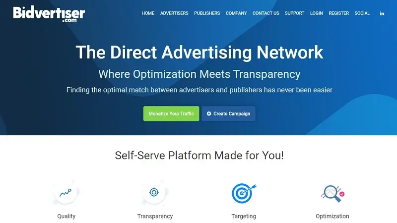 BidVertiser: Native Ads Platforms