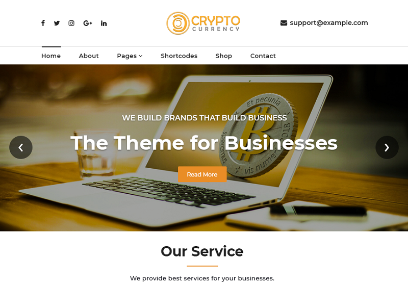 Cryptocurrency WordPress Themes