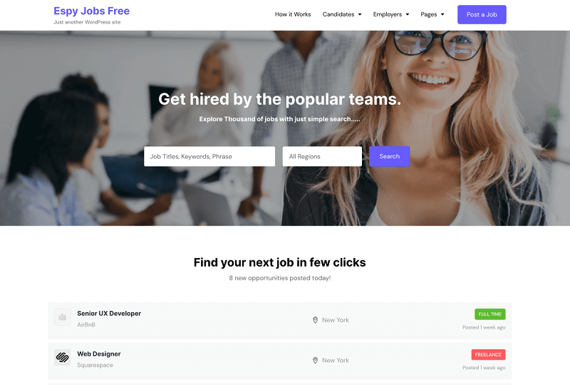 Espy Jobs WP Theme