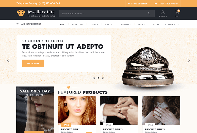 Jewellery Lite theme