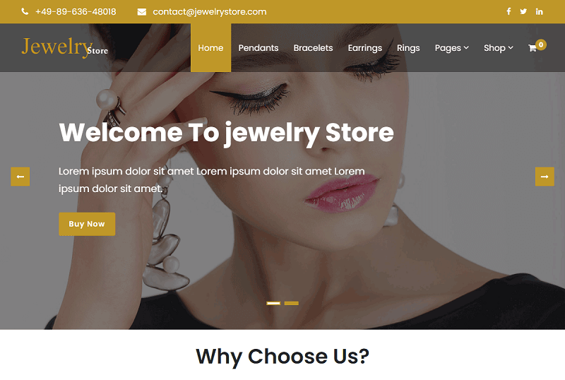 Jewelry Store theme