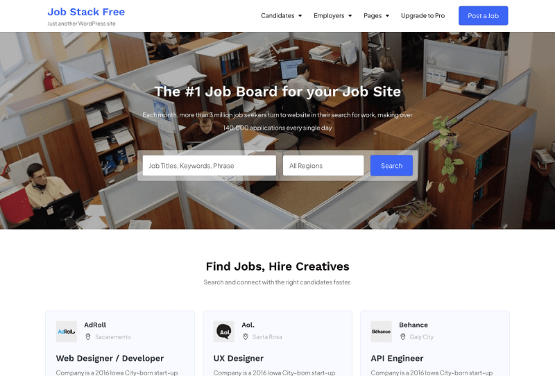 Job Stack WP Theme