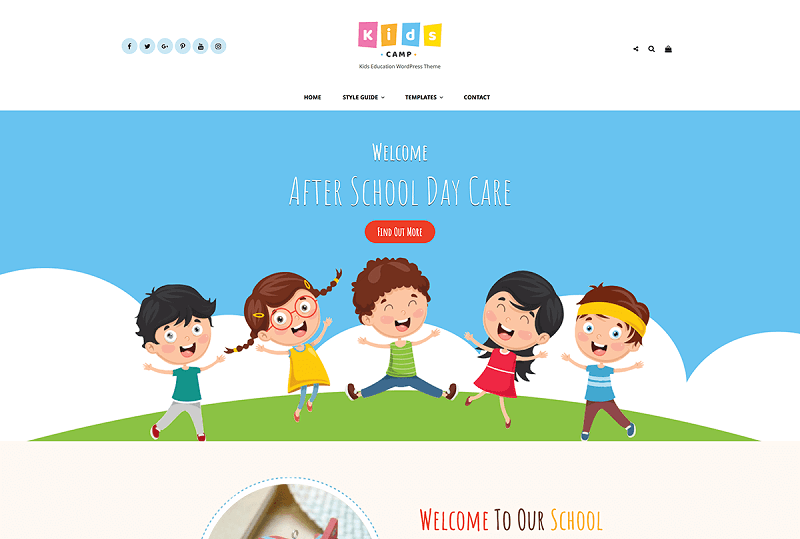 Kids Camp wp Theme