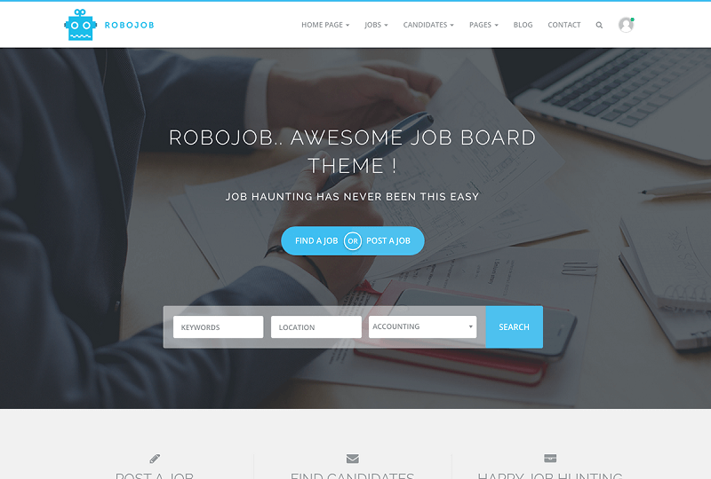 Robojob Lite WP Theme