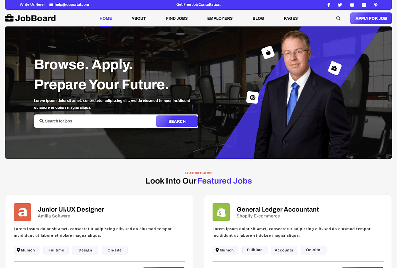 VW Job Board WP Theme