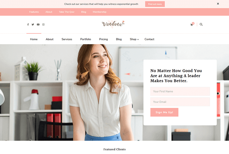 Vandana Lite WP Theme