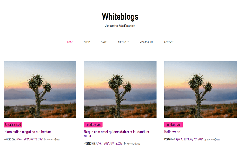 Whiteblogs WP Theme